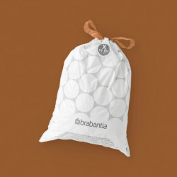 Σακούλα απορριμμάτων Brabantia PerfectFit NewIcon/Bo 1005582, Μέγεθος X, 10-12 l, 40 τεμάχια, Λευκό