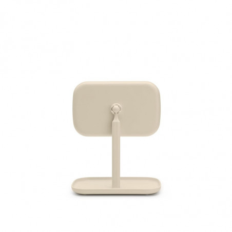 Καθρέφτης με βάση για αξεσουάρ Brabantia ReNew 1006271, 28,3x20x12,6 cm, Αντιολισθητική βάση, ρυθμιζόμενο κατά 360°, Μπεζ