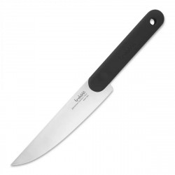 Σανίδα κοπής με ενσωματωμένο μαχαίρι Trebonn Artu Salami 1122100, 43x11 cm, Λεπίδα 18 cm, Μπαμπού, Ιαπωνικό ατσάλι, Μαύρο