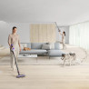 Σκούπα όρθια Dyson V8 Advanced 492636-01, 130AW, 540ml, 110000 rpm/min, αυτονομία έως 40 λεπτά, HEPA, Ασημί/Νικέλιο