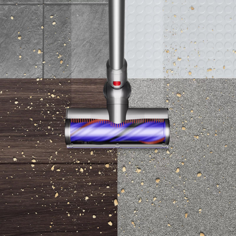 Σκούπα όρθια Dyson V8 Advanced 492636-01, 130AW, 540ml, 110000 rpm/min, αυτονομία έως 40 λεπτά, HEPA, Ασημί/Νικέλιο