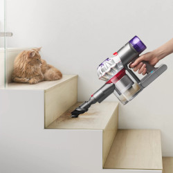 Σκούπα όρθια Dyson V8 Advanced 492636-01, 130AW, 540ml, 110000 rpm/min, αυτονομία έως 40 λεπτά, HEPA, Ασημί/Νικέλιο