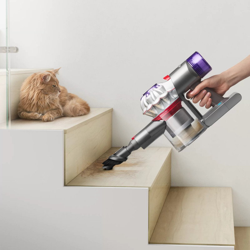 Σκούπα όρθια Dyson V8 Advanced 492636-01, 130AW, 540ml, 110000 rpm/min, αυτονομία έως 40 λεπτά, HEPA, Ασημί/Νικέλιο