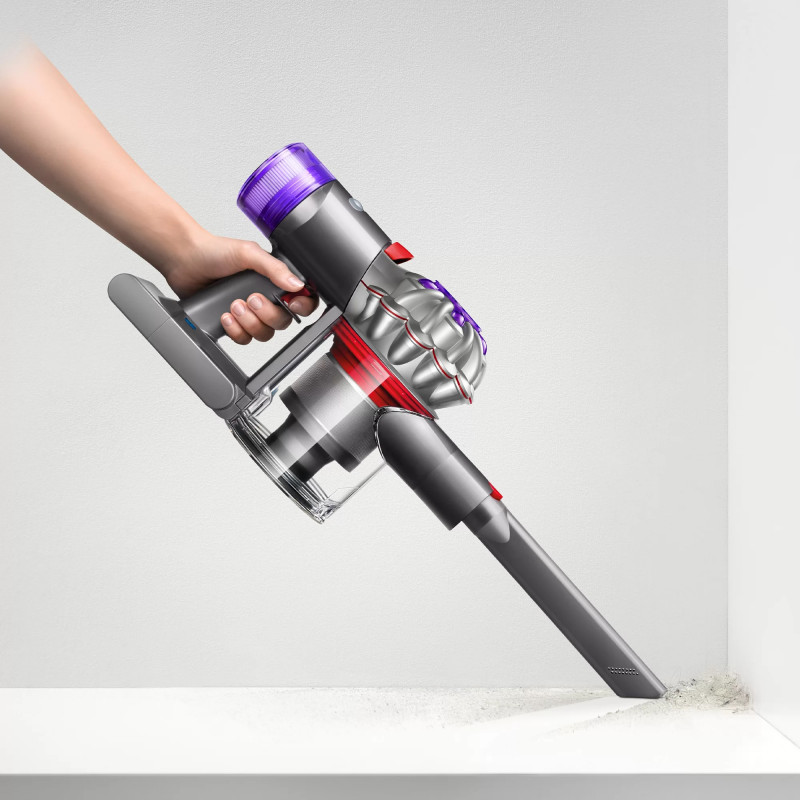 Σκούπα όρθια Dyson V8 Advanced 492636-01, 130AW, 540ml, 110000 rpm/min, αυτονομία έως 40 λεπτά, HEPA, Ασημί/Νικέλιο