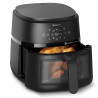Φριτέζα ζεστού αέρα AirFryer Philips NA230/00, 1700W, 6,2l, 60-200C, 13 προγράμματα, Timer, Rapid Air, Μαύρο