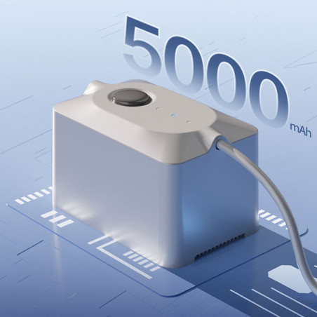 Φορητή μπαταρία για ρομπότ παραθύρων HUTT E+, 5000 mAh, φόρτιση 25 W, Αυτονομία έως 90 λεπτά, Λευκό