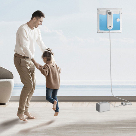 Φορητή μπαταρία για ρομπότ παραθύρων HUTT E+, 5000 mAh, φόρτιση 25 W, Αυτονομία έως 90 λεπτά, Λευκό