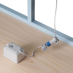 Φορητή μπαταρία για ρομπότ παραθύρων HUTT E+, 5000 mAh, φόρτιση 25 W, Αυτονομία έως 90 λεπτά, Λευκό