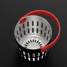 Σουρωτήρι Trebonn Cookinpodpro 1523101, Για μαγείρεμα και αποστράγγιση, Λαβή για εύκολο χύσιμο, Ανοξείδωτο, Inox/Κοράλι