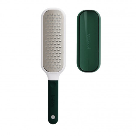 Τρίφτης με δοχείο Trebonn Grate + Collect 1423100, Μαλακή λαβή, Ανοξείδωτο, Πράσινο/Λευκό