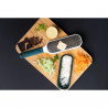 Τρίφτης με δοχείο Trebonn Grate + Collect 1423100, Μαλακή λαβή, Ανοξείδωτο, Πράσινο/Λευκό