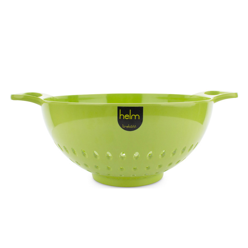 Μπολ με σουρωτήρι Trebonn DUO - Large 1824100, 2 l, 23.5x13 cm, μελαμίνη, λευκό/πράσινο