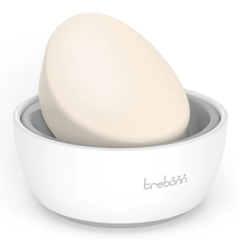 Σαπουνοθήκη Trebonn 3025130, Οπή αποστράγγισης, Αντιολισθητική βάση, Λευκό/γκρι