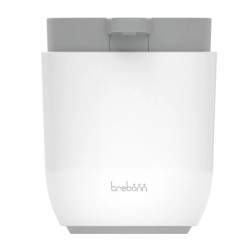 Δοσομετρητής σαπουνιού Trebonn 3025120, Δράση πίεσης, 300 ml, Μεγάλο άνοιγμα, Μεγάλη αντλία, Λευκό/γκρι