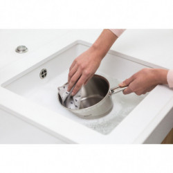 Σετ 2 πετσετών μικροϊνών Brabantia SinkSide 1000217, 30x30 cm, Πολυεστέρας, Ανοιχτό Γκρι