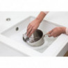 Σετ 2 πετσετών μικροϊνών Brabantia SinkSide 1000217, 30x30 cm, Πολυεστέρας, Ανοιχτό Γκρι