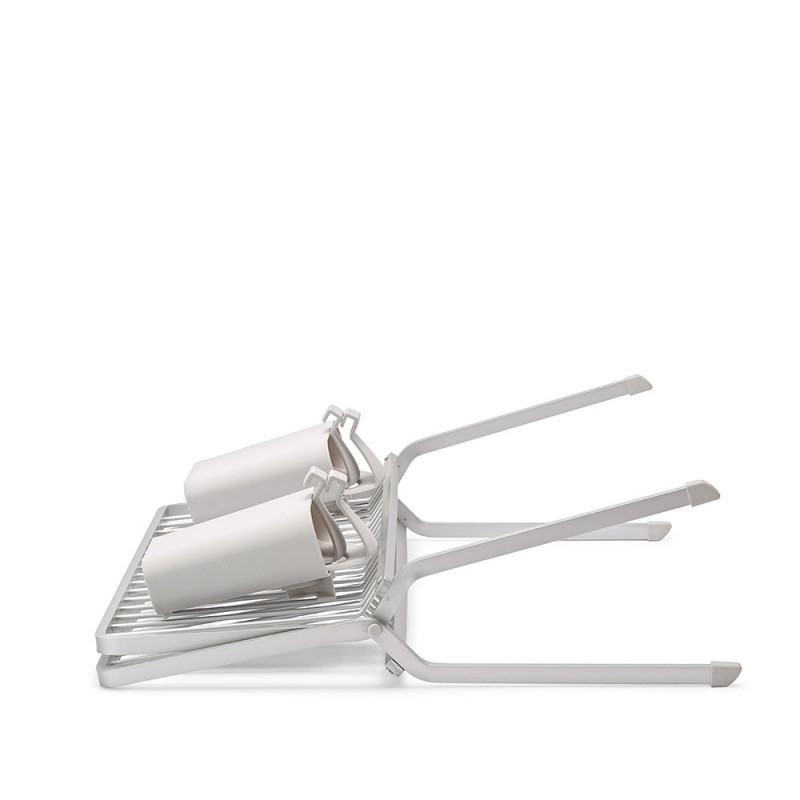 Πτυσσόμενο στεγνωτήριο πιάτων Brabantia SinkSide 1004152, Σχάρα για μαχαιροπίρουνα, Ανθεκτικό στη διάβρωση, Ανοιχτό γκρι