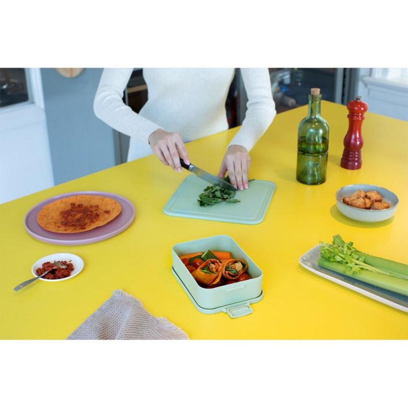 Κουτί τροφίμων Brabantia Make&Take 1006282, 1,1 l, Κούμπωμα, χωρίς BPA, Πράσινο