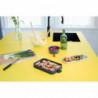 Κουτί τροφίμων Brabantia Make&Take 1006284, 1,1 l, Μέχρι 2 σάντουιτς, χωρίς BPA, Επίπεδο, Σκούρο γκρι