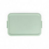 Κουτί γεύματος Brabantia Make&Take 1006285, 1,1 l, έως 2 σάντουιτς, χωρίς BPA, επίπεδο, Πράσινο