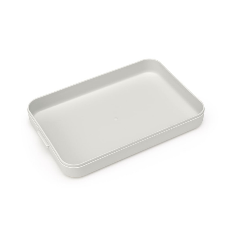 Κουτί τροφίμων Brabantia Make&Take 1006286, 1,1 l, Μέχρι 2 σάντουιτς, χωρίς BPA, επίπεδο, Γκρι