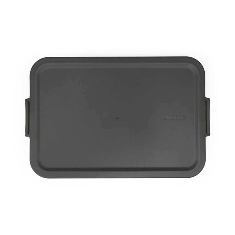 Κουτί τροφίμων Brabantia Make&Take 1006287, 2 l, Στεγανό κλείσιμο, χωρίς BPA, Σκούρο γκρι