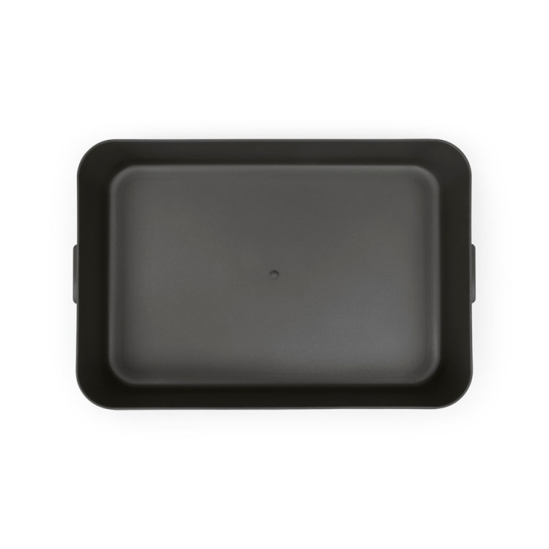 Κουτί τροφίμων Brabantia Make&Take 1006287, 2 l, Στεγανό κλείσιμο, χωρίς BPA, Σκούρο γκρι