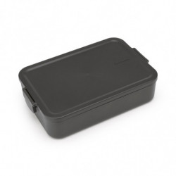 Κουτί τροφίμων Brabantia Make&Take 1006287, 2 l, Στεγανό κλείσιμο, χωρίς BPA, Σκούρο γκρι