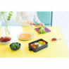 Κουτί τροφίμων Brabantia Make&Take 1006287, 2 l, Στεγανό κλείσιμο, χωρίς BPA, Σκούρο γκρι