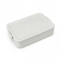 Κουτί τροφίμων Brabantia Make&Take 1006289, 2 l, Στεγανό κλείσιμο, χωρίς BPA, Ανοιχτό γκρι