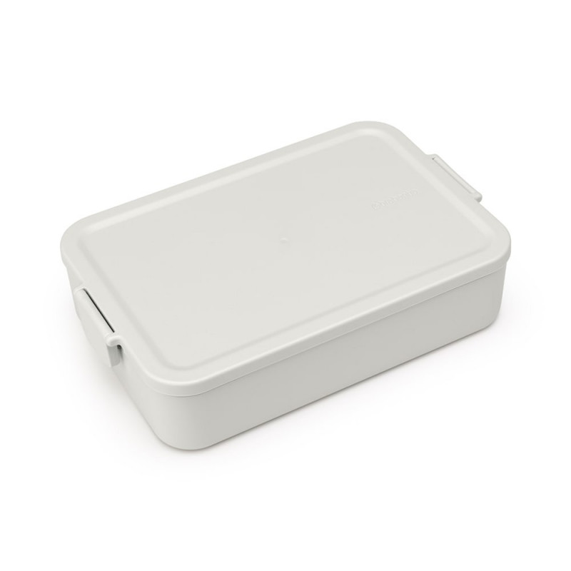 Κουτί τροφίμων Brabantia Make&Take 1006289, 2 l, Στεγανό κλείσιμο, χωρίς BPA, Ανοιχτό γκρι