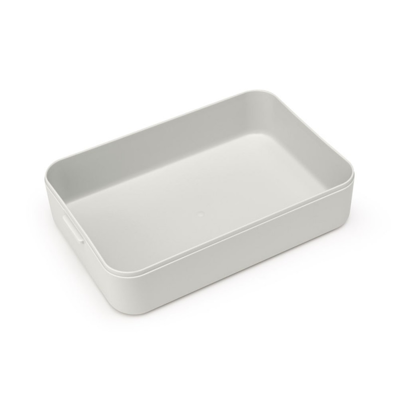 Κουτί τροφίμων Brabantia Make&Take 1006289, 2 l, Στεγανό κλείσιμο, χωρίς BPA, Ανοιχτό γκρι