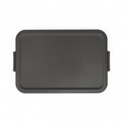Κουτί τροφίμων Brabantia Make&Take 1006290, 2 l, Με διαχωριστικά, Στεγανό κλείσιμο, Χωρίς BPA, Σκούρο γκρι