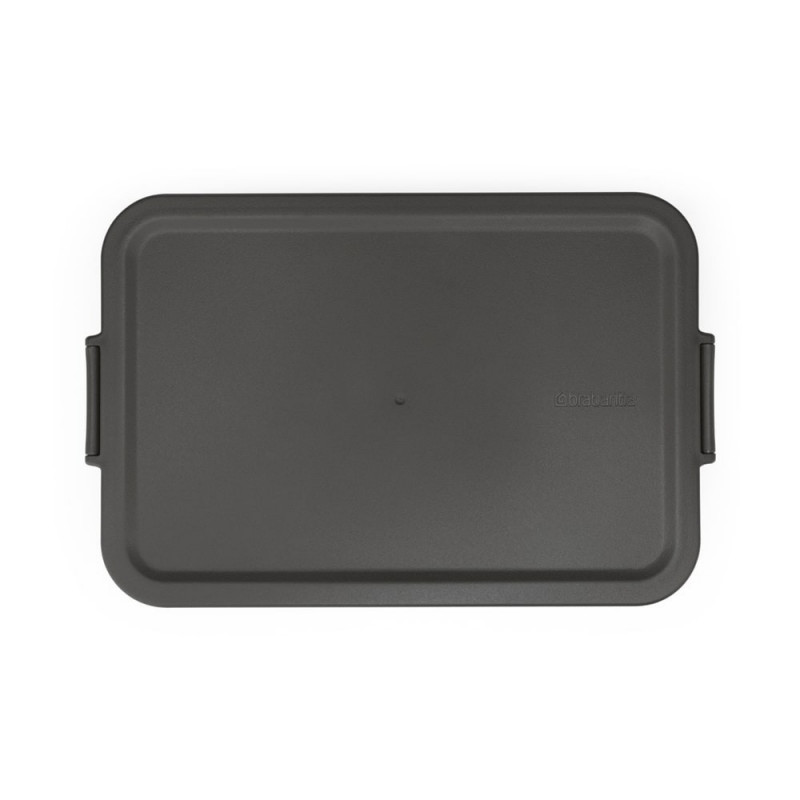 Κουτί τροφίμων Brabantia Make&Take 1006290, 2 l, Με διαχωριστικά, Στεγανό κλείσιμο, Χωρίς BPA, Σκούρο γκρι