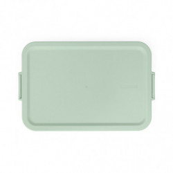 Κουτί τροφίμων Brabantia Make&Take 1006291, 2 l, Με διαχωριστικά, Στεγανό κλείσιμο, Χωρίς BPA, Πράσινο