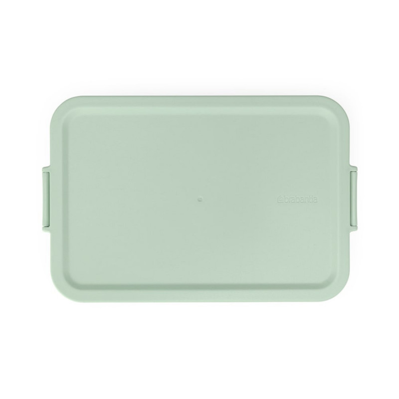 Κουτί τροφίμων Brabantia Make&Take 1006291, 2 l, Με διαχωριστικά, Στεγανό κλείσιμο, Χωρίς BPA, Πράσινο