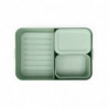 Κουτί τροφίμων Brabantia Make&Take 1006291, 2 l, Με διαχωριστικά, Στεγανό κλείσιμο, Χωρίς BPA, Πράσινο