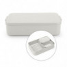 Κουτί τροφίμων Brabantia Make&Take 1006292, 2 l, Με διαχωριστικά, Στεγανό κλείσιμο, Χωρίς BPA, Ανοιχτό γκρι