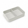 Κουτί τροφίμων Brabantia Make&Take 1006292, 2 l, Με διαχωριστικά, Στεγανό κλείσιμο, Χωρίς BPA, Ανοιχτό γκρι