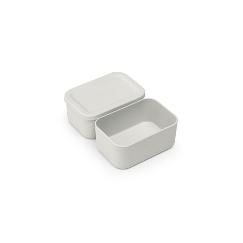 Κουτί τροφίμων Brabantia Make&Take 1006292, 2 l, Με διαχωριστικά, Στεγανό κλείσιμο, Χωρίς BPA, Ανοιχτό γκρι