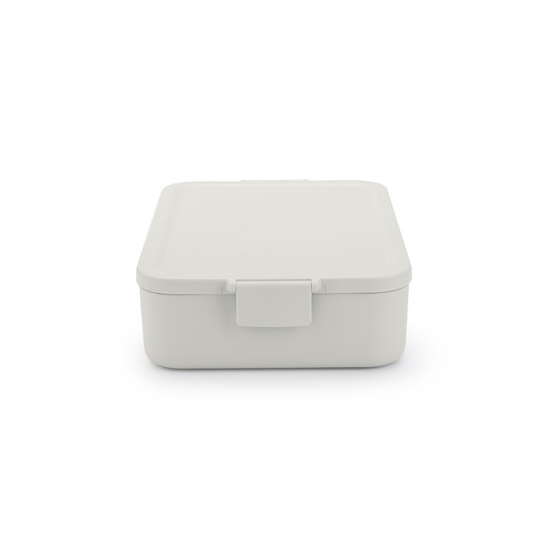 Κουτί τροφίμων Brabantia Make&Take 1006292, 2 l, Με διαχωριστικά, Στεγανό κλείσιμο, Χωρίς BPA, Ανοιχτό γκρι