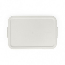 Κουτί τροφίμων Brabantia Make&Take 1006292, 2 l, Με διαχωριστικά, Στεγανό κλείσιμο, Χωρίς BPA, Ανοιχτό γκρι