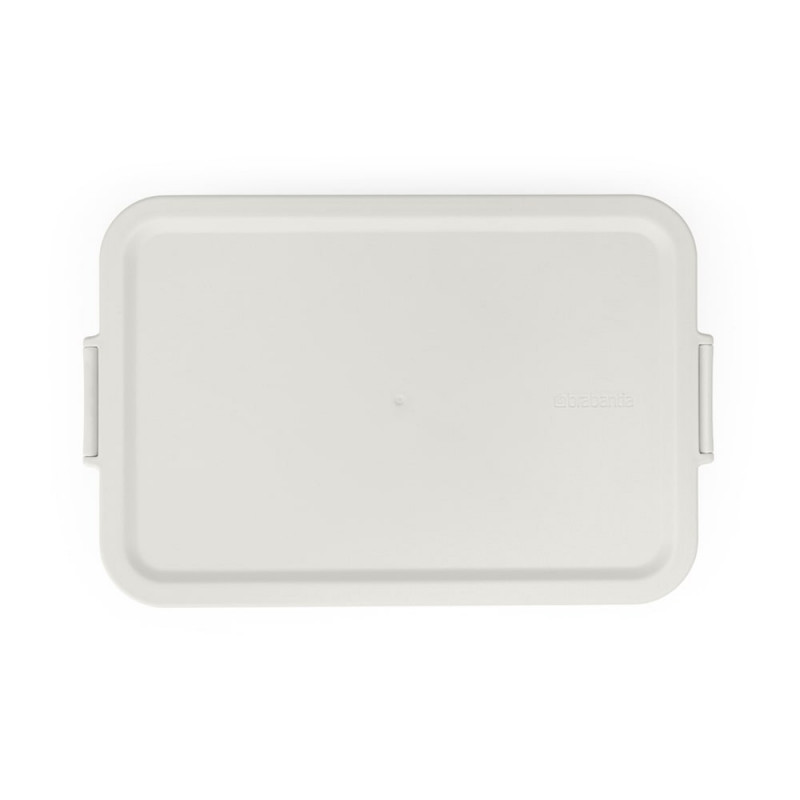 Κουτί τροφίμων Brabantia Make&Take 1006292, 2 l, Με διαχωριστικά, Στεγανό κλείσιμο, Χωρίς BPA, Ανοιχτό γκρι