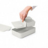 Κουτί τροφίμων Brabantia Make&Take 1006292, 2 l, Με διαχωριστικά, Στεγανό κλείσιμο, Χωρίς BPA, Ανοιχτό γκρι