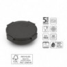 Σαλατιέρα Brabantia Make&Take 1006302, 1,3 l, Αεροστεγές κλείσιμο, χωρίς BPA, Σκούρο γκρι