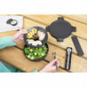 Σαλατιέρα Brabantia Make&Take 1006302, 1,3 l, Αεροστεγές κλείσιμο, χωρίς BPA, Σκούρο γκρι