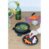 Σαλατιέρα Brabantia Make&Take 1006302, 1,3 l, Αεροστεγές κλείσιμο, χωρίς BPA, Σκούρο γκρι
