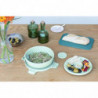Σαλατιέρα Brabantia Make&Take 1006303, 1,3 l, Αεροστεγές κλείσιμο, χωρίς BPA, Πράσινο