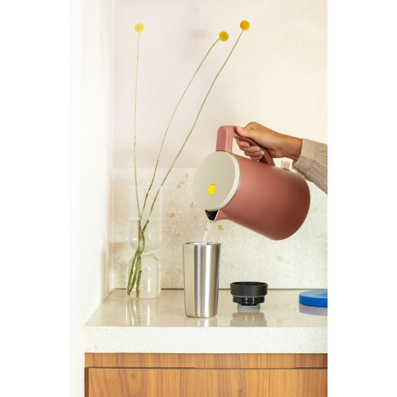 Thermo Cup Brabantia Make&Take 1008489, 360 ml, αδιάβροχο, Inox/γκρι