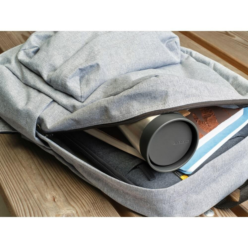 Thermo Cup Brabantia Make&Take 1008489, 360 ml, αδιάβροχο, Inox/γκρι